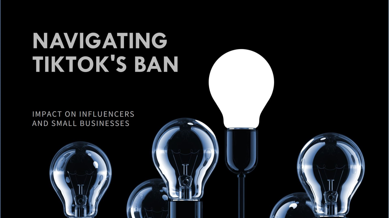 Navigating TikTok’s Voluntary U.S. Ban: What It Means for Influencers and Small Businesses