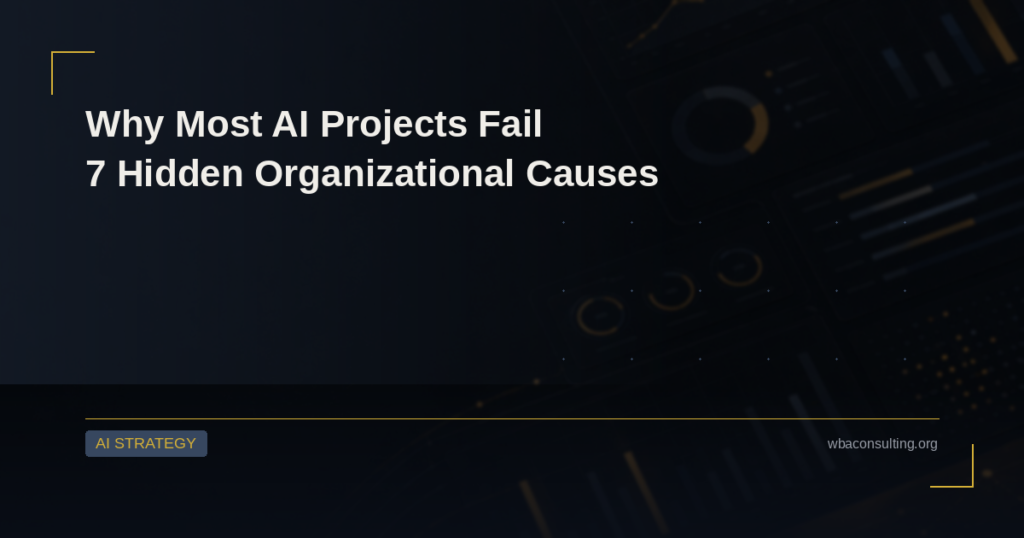 Why Most AI Projects Fail in Companies (7 Hidden Causes)