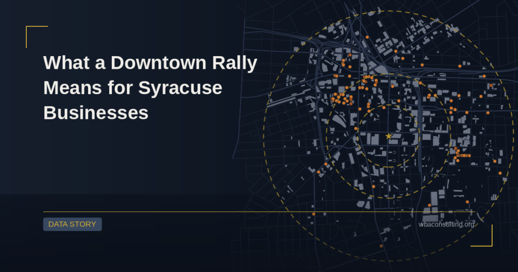 One Night, Thousands of Visitors: What a Downtown Rally Means for Syracuse Businesses