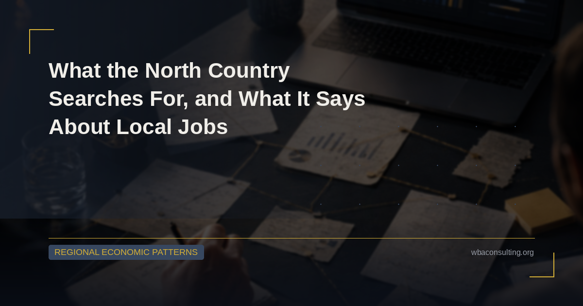 What the North Country Searches For, and What It Says About Local Jobs
